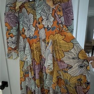 Floral Multicolor Maxi Dress